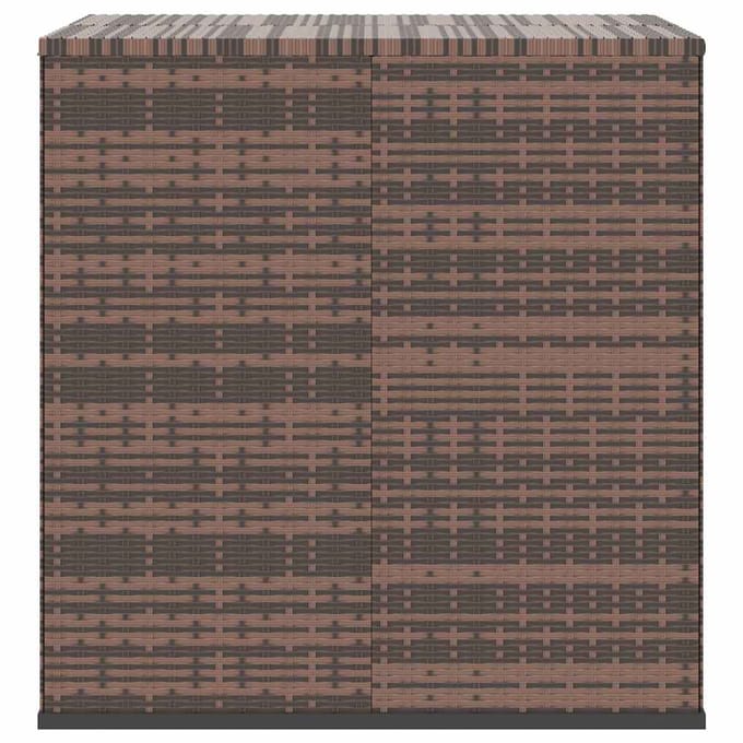 vidaXL - Tuinbox - 100x97,5x104 - cm - polyetheen - rattan - bruin