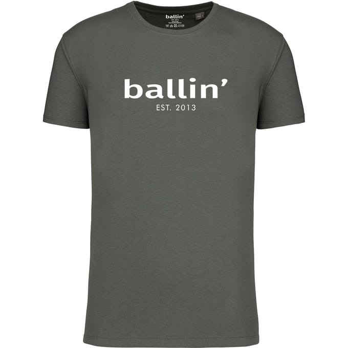 Ballin Est. 2013 - Heren Tee SS Regular Fit Shirt - Groen - Maat S