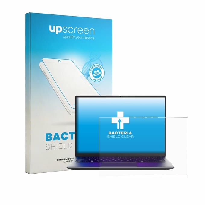 upscreen - Screenprotector voor MEDION Avantum 14 E1e - Folie Beschermfolie transparant antibacterieel