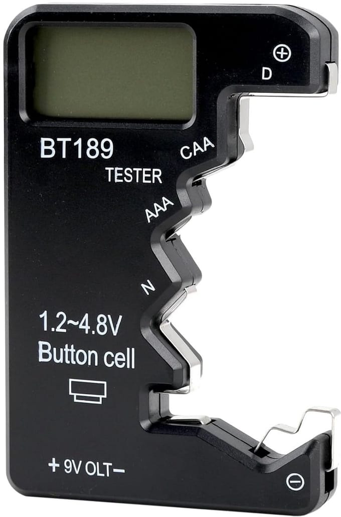 Digitale Tester - Energie Meter - Batterij Beheer - Universele Compatibiliteit - Compact Formaat - Zwart