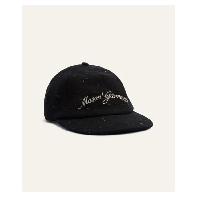 Mason Garments Cap Cotone Petten Zwart Acc-28