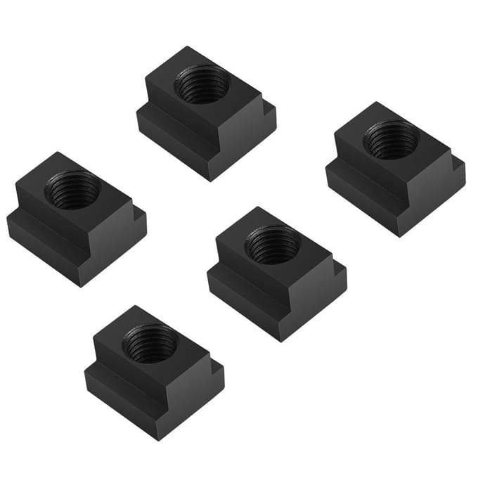 5 pcs  Black Oxide Finish T Slot Nuts M14 Threads Fit Into T slots In Machine Tool Tables