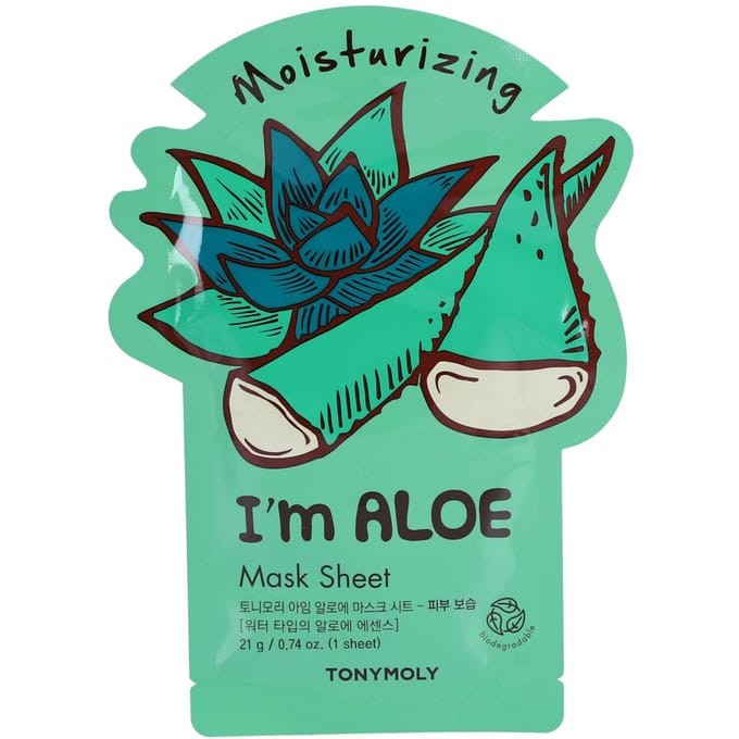 TONYMOLY - I'm Mask Sheet - 7 Types 2025 Version - Aloe