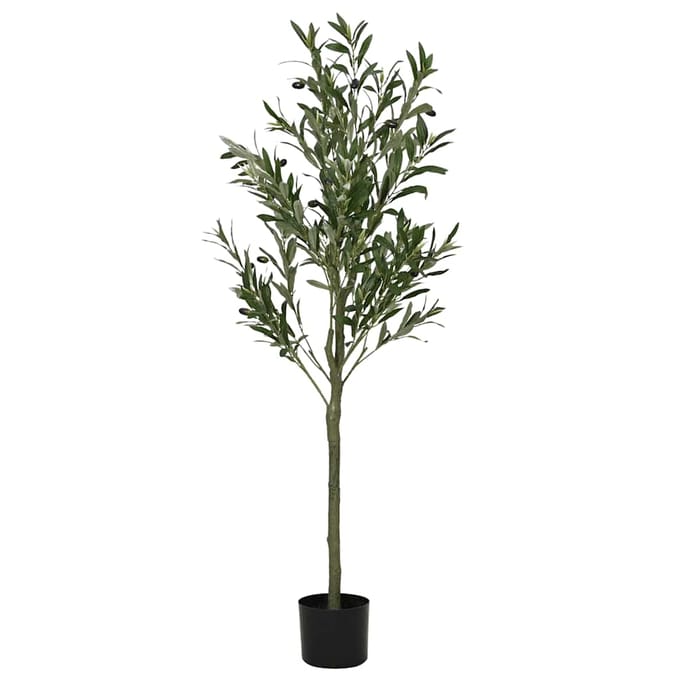 vidaXL - Kunstolijfboom - 450 - blaadjes - 120 - cm - groen