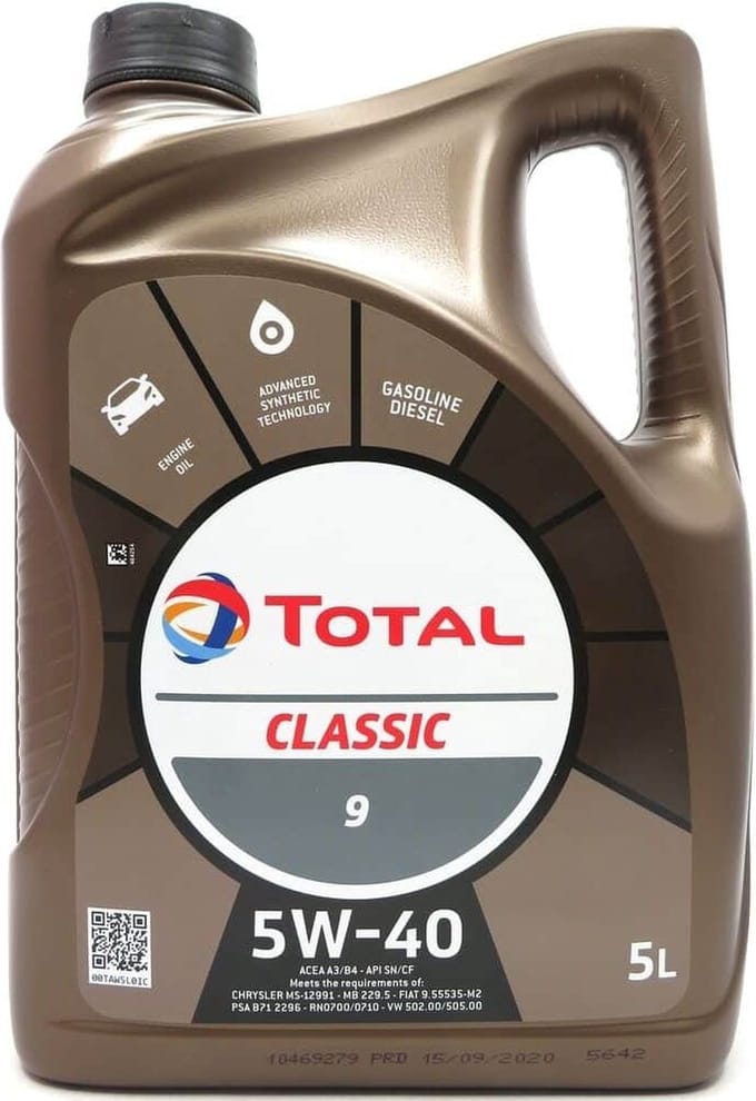 Total Classic 9 5W40 - 5L