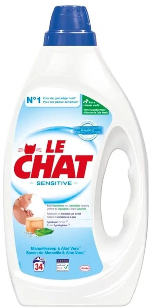 Le Chat Gel Sensitive 33 Wasbeurten