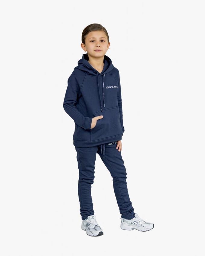 Basic Hoodie Unisex - 100% katoen 340 GSM - Regular Fit - Maat 122-128 -
