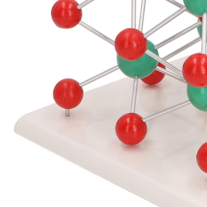 CsCI Kristalstructuurmodel Organische Chemie Moleculair Structuurmodel voor Studenten white
