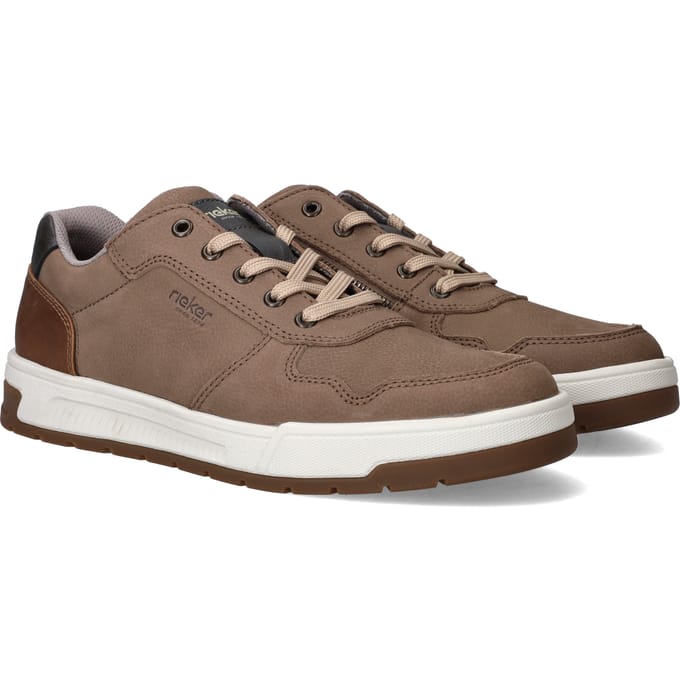 Rieker Sneakers bruin H-leest Leer - Maat 42