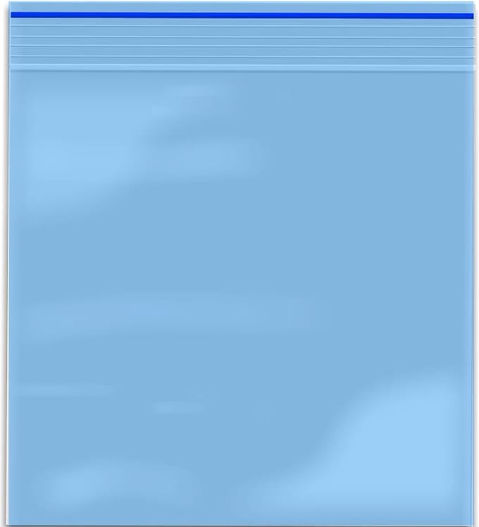 100x Gripzakjes 90 x 90mm Blue Tinted/ Blauw Tint 90 micron ZWARE KWALITEIT