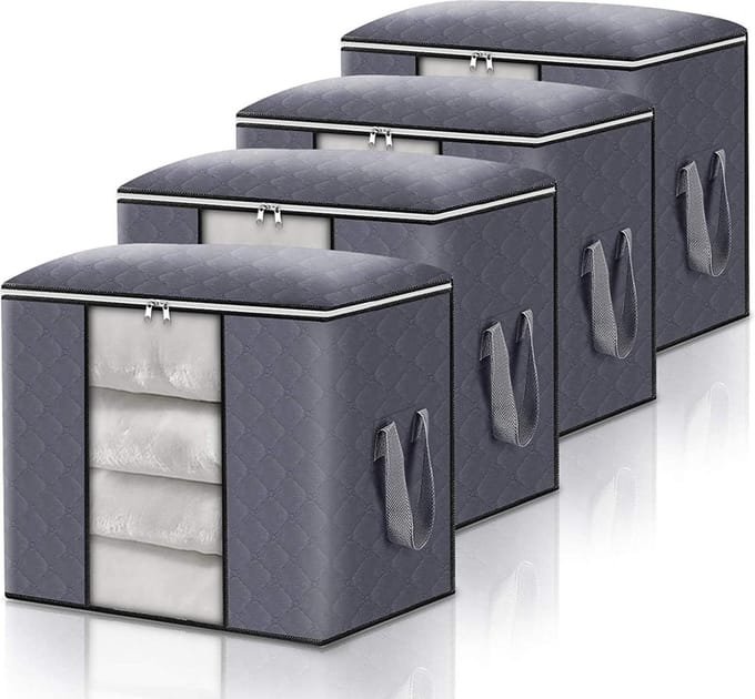 4 stuks, grote capaciteit Opbergtas