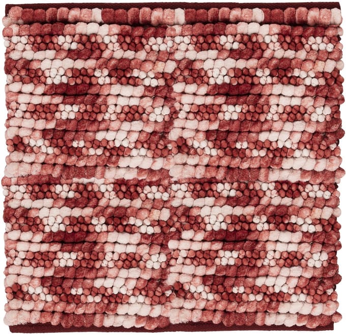 Heckettlane Badmat Rood - 60x60 - Brenda - Antislip