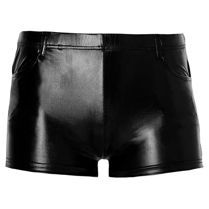 Hotpants Dames - Latex - L/XL / Zwart