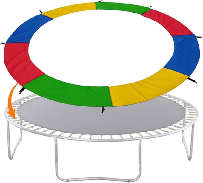 Trampoline Randkussen - Veiligheidsmat - Buiten Spelen - Waterdicht UV bestendig - Diameter 457 Meter - Groen