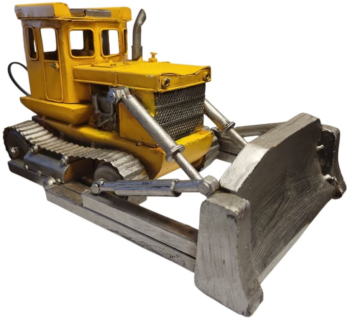 MadDeco - blikken - bulldozer - decoratie