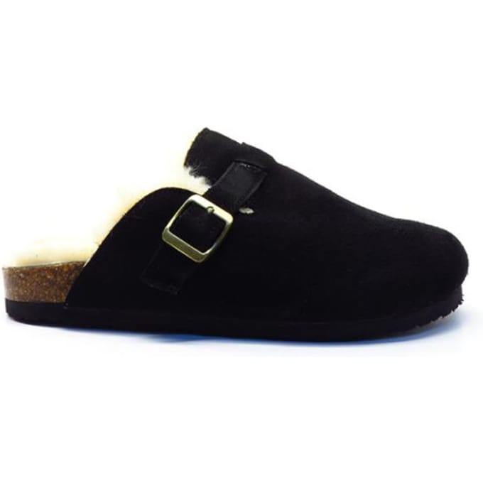 Shoecolate vacht slipper suede 8.25.55.030 ZWART
