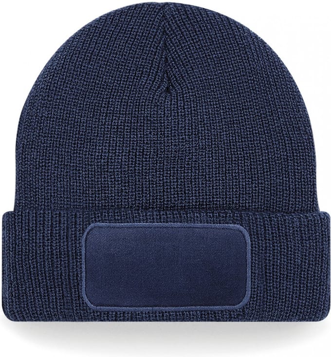 Beechfield Thinsulate™ Patch Beanie B440 - French Navy - One size