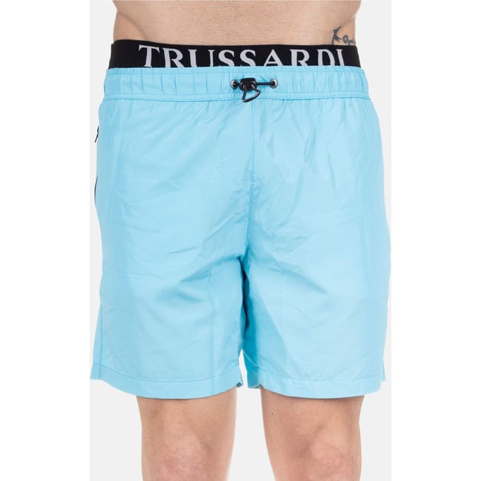 TRUSSARDI Badpak ZIP SPORT MERK ELASTISCH