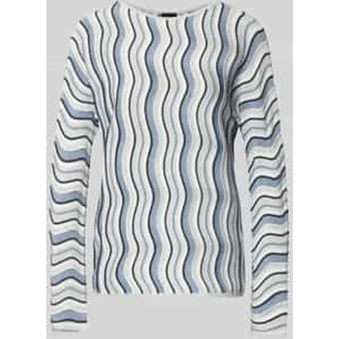 Loose fit gebreide pullover van katoenmix