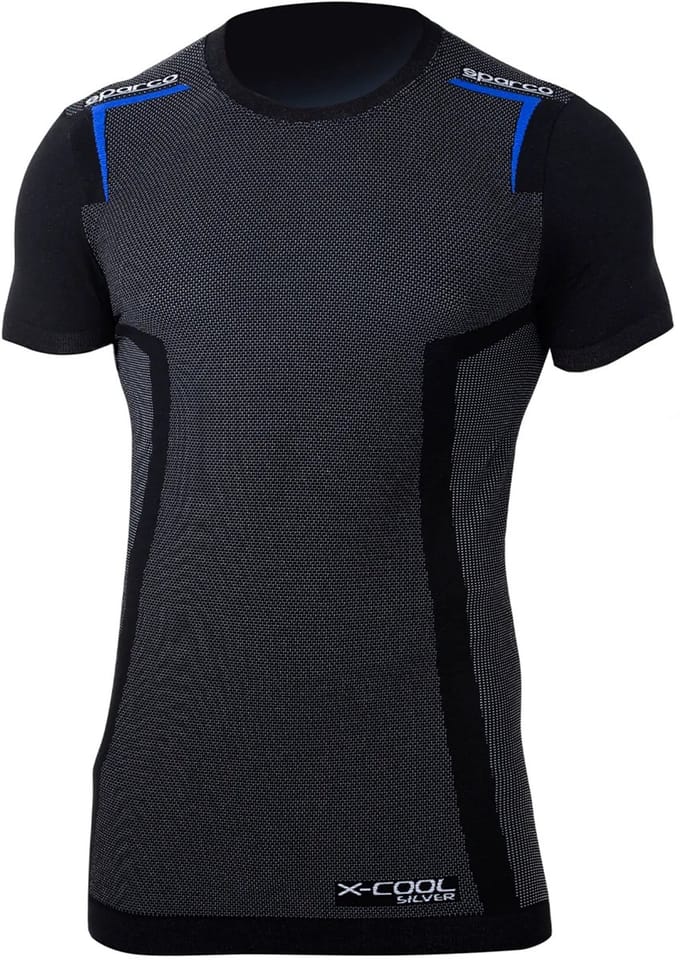 Sparco Ondershirt K-Carbon T-Shirt - Zwart/Wit — M/L