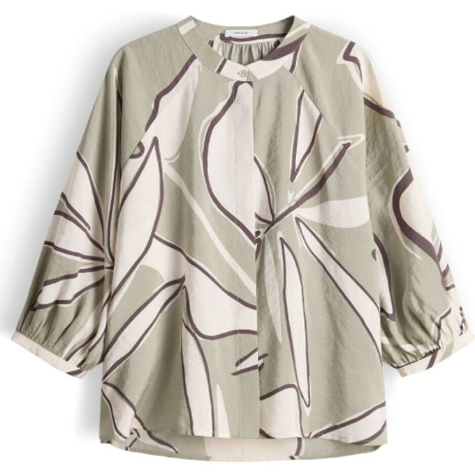 Blouse met ronde hals model 'Faloom'