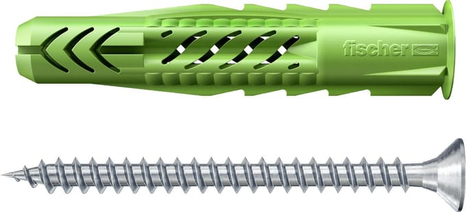 Fischer 532708 UX Green 8 x 50 R S K NV Universele pluggen 50 mm 8 mm 1 set(s)
