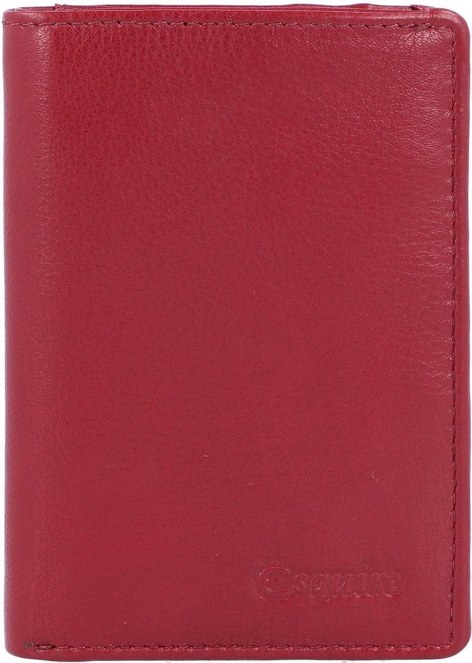 Esquire Oslo creditcard etui RFID leer 7,5 cm - 7 Sleuven - rot