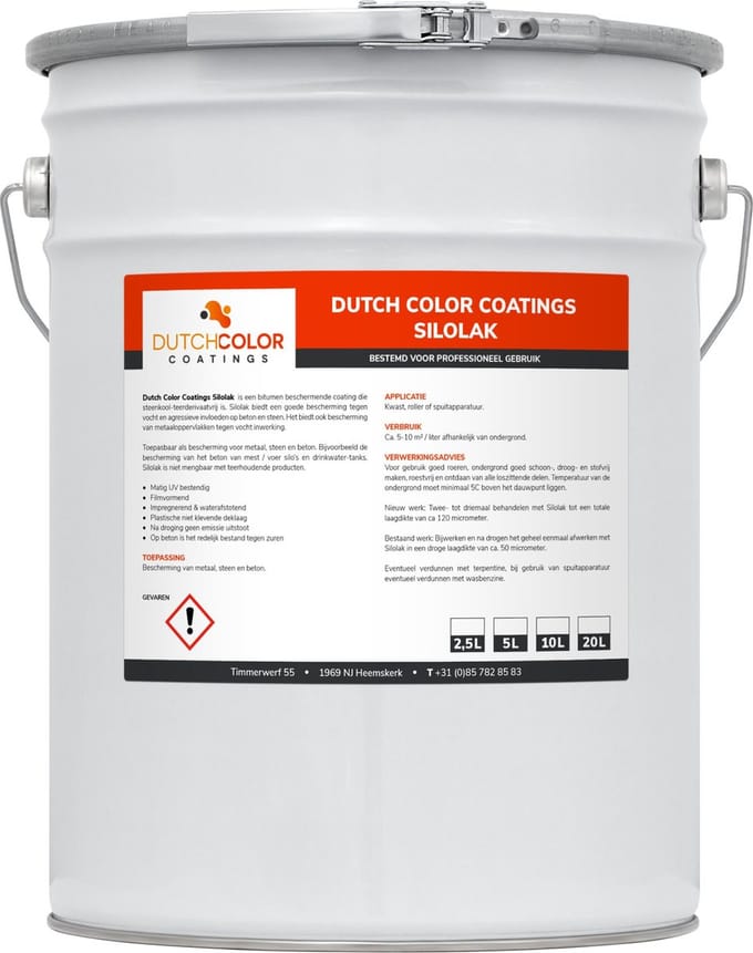 DCC Silolak Zwart - 20L - Zwart