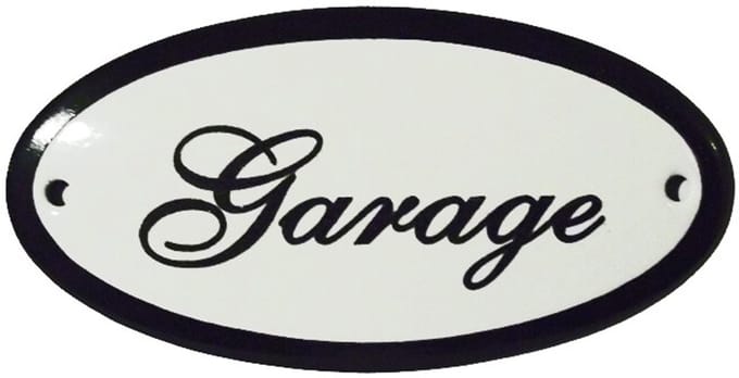 Deurbord Garage