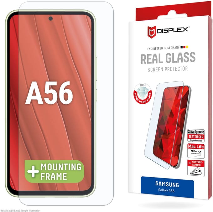 Displex Screenprotector Real Glass geschikt voor Samsung Galaxy A56