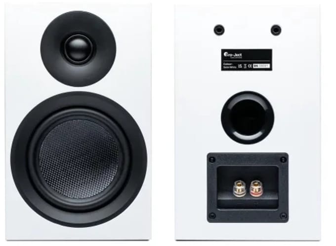 Pro-Ject Speaker Box 3E Carbon Boekenplank Speakers - High-End Geluid - Carbon Afwerking - 2-Weg - Satijn Wit