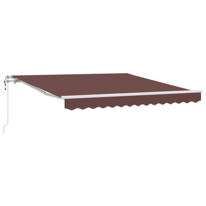 vidaXL - Luifel - automatisch - uittrekbaar - 300x250 - cm - bruin
