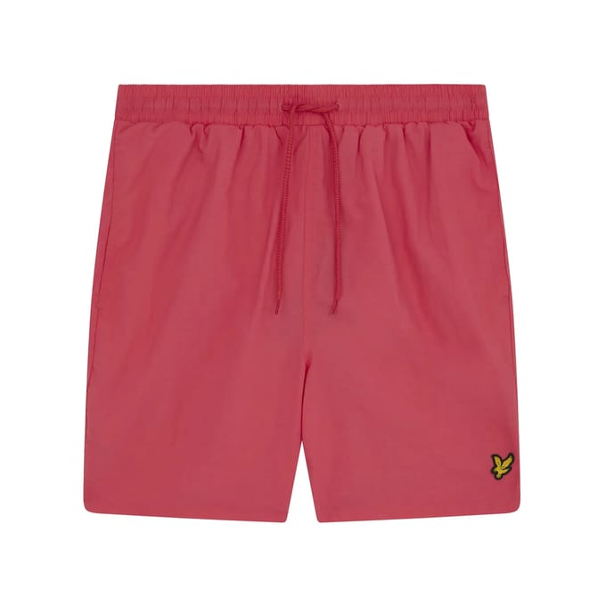 Lyle & Scott Zwembroek Plain Roze - Maat L - Heren