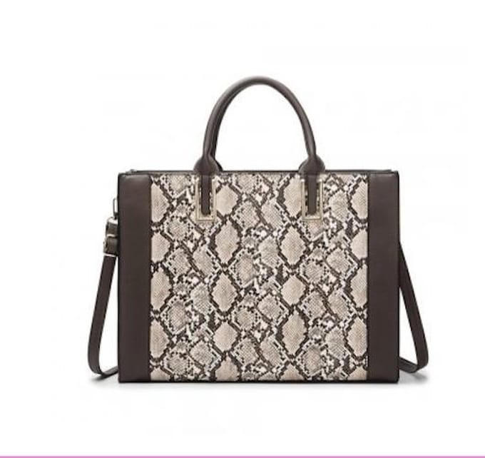 Handtas Shopper - Dames - Snake/Brown - cadeau - Moederdag/Valentijn