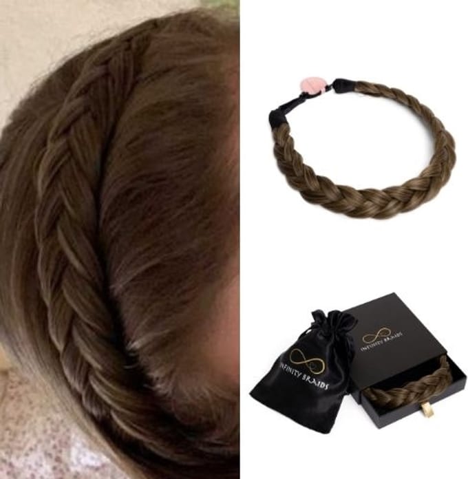 Infinity Braids - Lizzy Regular Braid - Haarband - Haarband Dames - Haarbanden - Haarband meisje - Braid Lizzy Cyber Glam