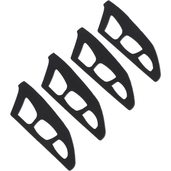 4 Stuks Oogschaduw Shaper Siliconen Draagbare Oogschaduw Stencil Gids Oog Make-up Hulpstuk voor Thuis Schoonheid gray