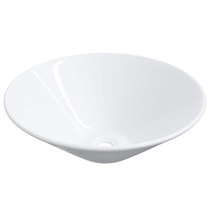 vidaXL - Wasbakken - 2 - st - 42x42x14 - cm - keramiek - wit