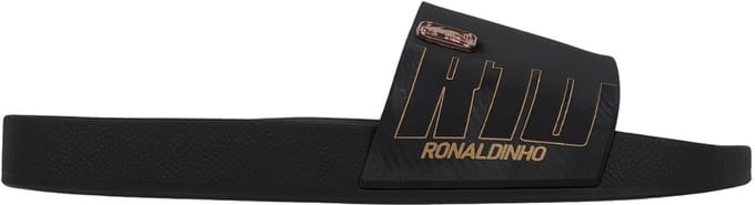 Rider R10 Slide AD Zwart/Zwart/Goud [12562 BT194] maat 44 black