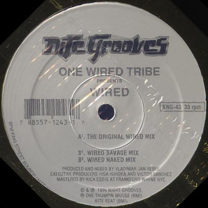 12-inch Plaat ONE WIRED TRIBE - Wired KNG43 Nite Grooves 1996 VS Dans & Electronica Gebruikt