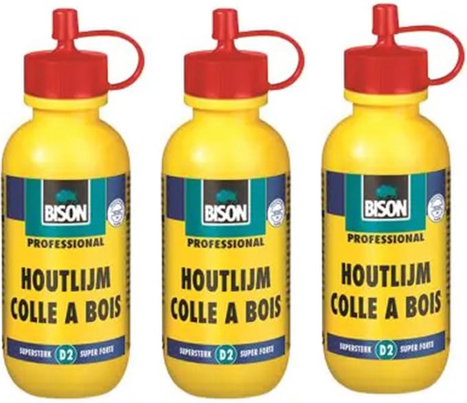 Bison® Houtlijm 75gr d2 - 3 stuks - KD set