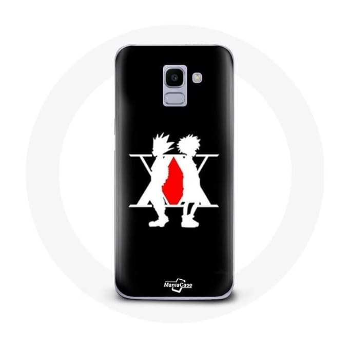 Coque - Hunter x Hunter - Galaxy A6 2018 - Manga Logo - Souple - Noir noir