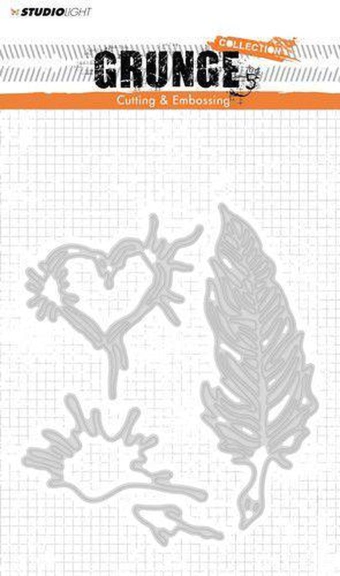 Studio Light Embossing Die Grunge Collection 2.0 nr.177 STENCILSL177