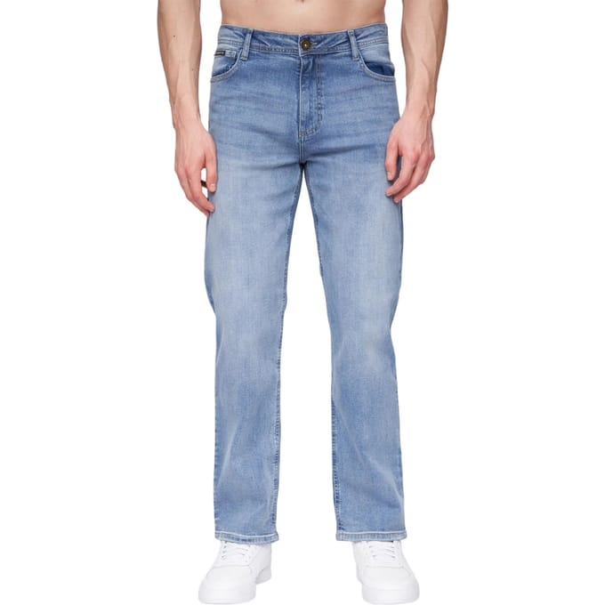 Henleys Heren Breeze Rechte Jeans (Lichte wasbeurt)