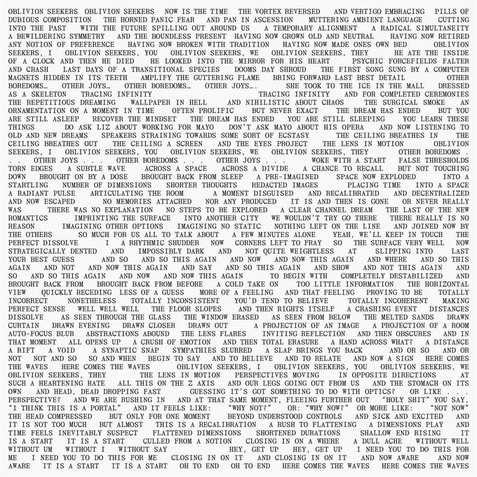 Ben Vida - Oblivion Seekers (LP)