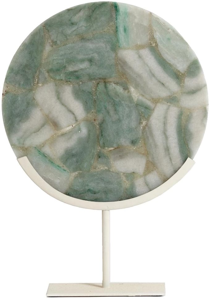 Light & Living Ornament Gouya - Lichtgroen - 35x12x50cm - Modern - Steen