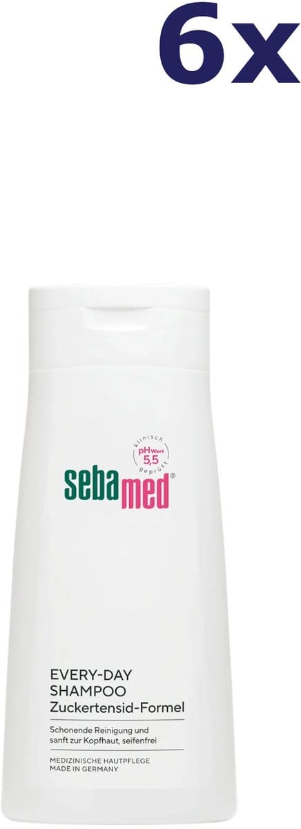 6x Sebamed Every Day Shampoo 400ml