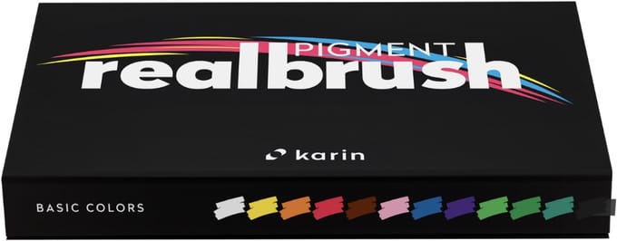 Karin Realbrush Pigment Set Basic Colors Collection 12 kleuren