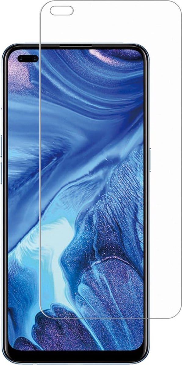 LuxeBass Screenprotector geschikt voor Oppo Reno4 5G - glas scherm - bescherming