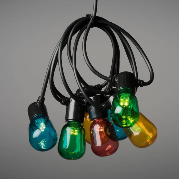 Konstsmide Christmas Bier tuin lichtketting 20 LED druppels gekleurd