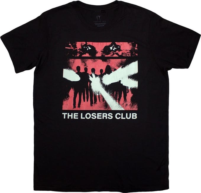 It - The Losers Club Heren Tshirt - M - Zwart
